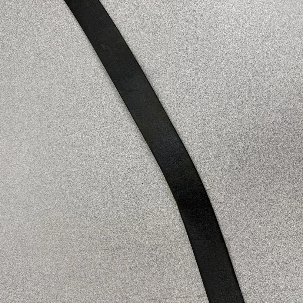 LeJon Tulliani Belt Mens 38 Black Leather Buckle Classic Everyday Casual USA